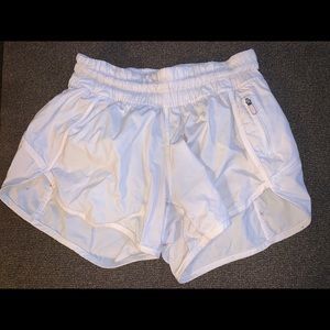 White Lululemon Shorts